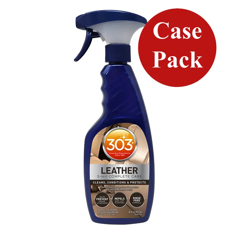 303 Automotive Leather 3-In-1 Care Solution – 16 Oz Bottle (Case Of 6) [30218Case] 1