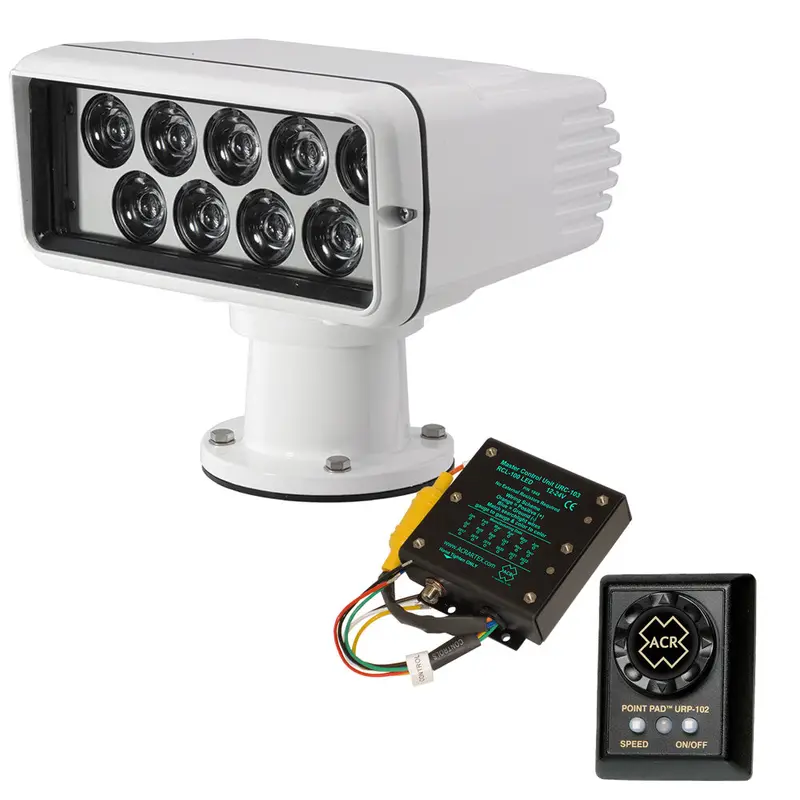 Acr Rcl-100 Led Searchlight Kit – Dual-Voltage (12V/24V), White Housing (Model 1951) 1