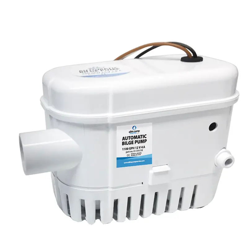 Albin Group 12V Automatic Bilge Pump – 1100 Gph Heavy-Duty Performance [01-04-018] 1