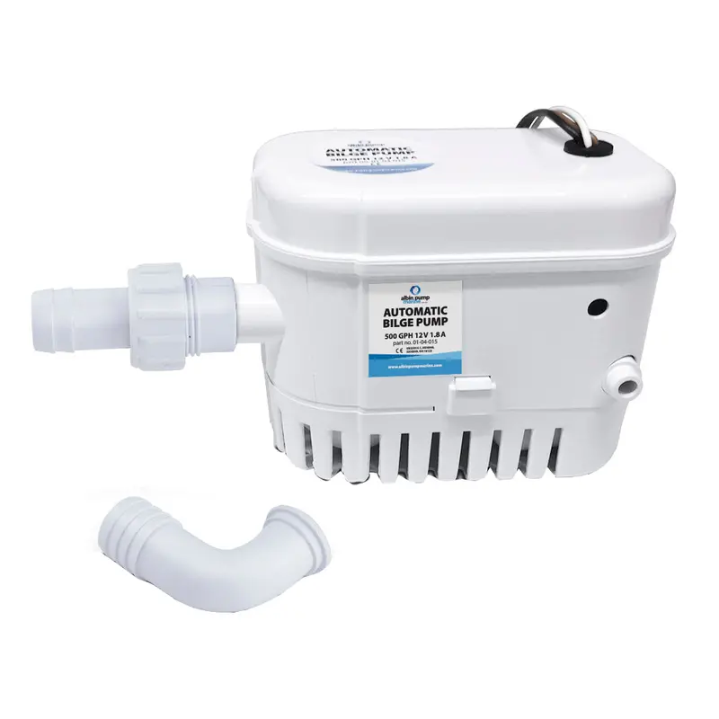 Albin Group 12V Automatic Bilge Pump – 500 Gph Energy-Efficient Model [01-04-015] 1