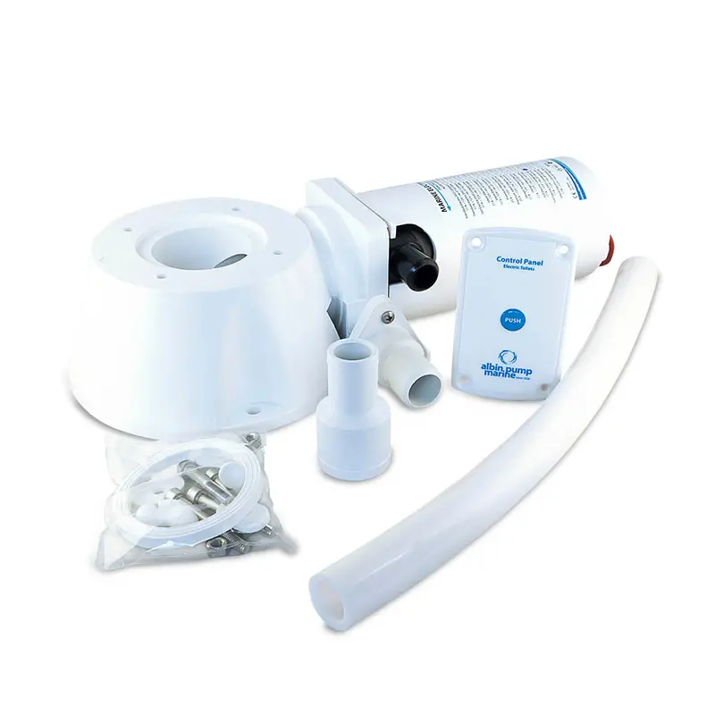 Albin Group 12V Standard Electric Marine Toilet Conversion Kit 1
