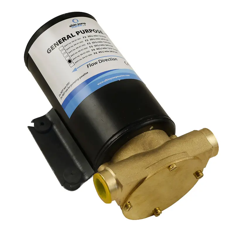 Albin Group Fip F4 12V Marine General-Purpose Pump – 12 Gpm Flow Rate [04-01-005] 1