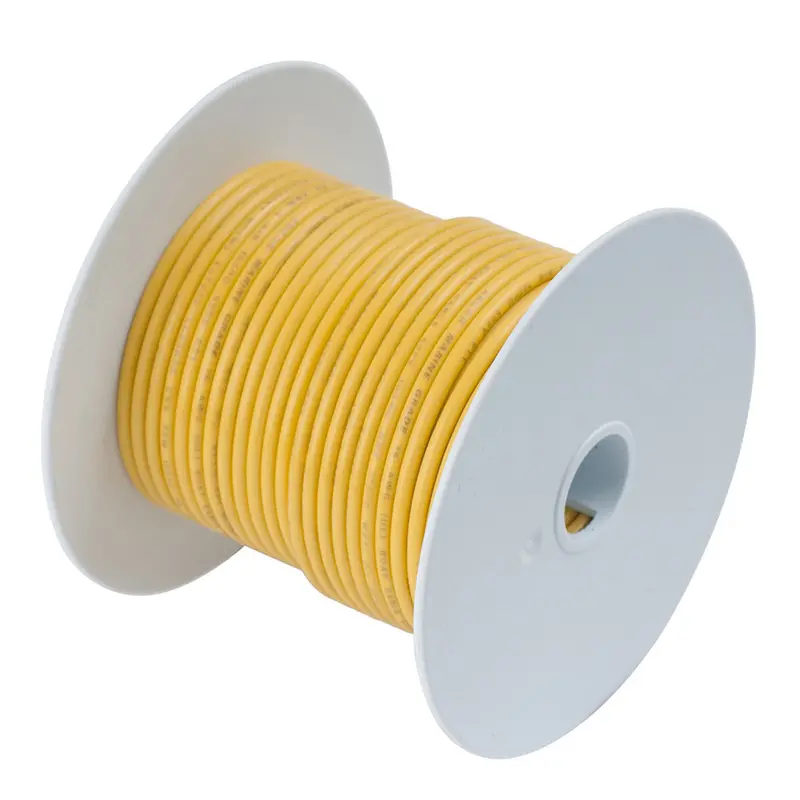 Ancor 1/0 Awg Tinned Copper Battery Cable – Yellow, 50-Foot Roll (116905) 1