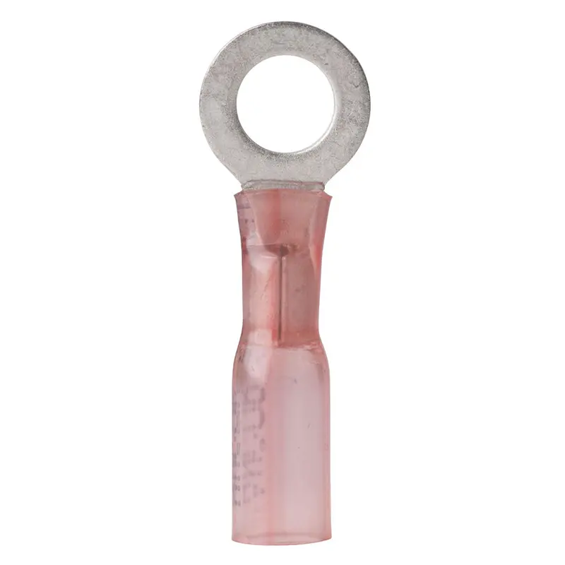 Ancor 1/4" Heat Shrink Ring Terminals For 22–18 Awg Wire – 100-Pack [310499] 1