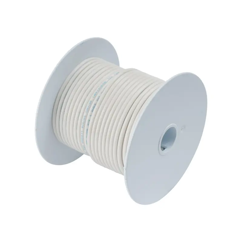 Ancor 100-Foot Spool Of White 12 Awg Tinned Copper Wire (106910) 1