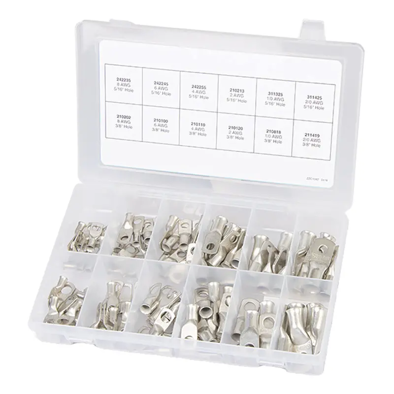 Ancor 100-Piece Tinned Copper Crimp Lug Kit 1