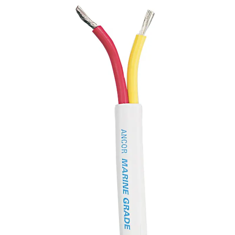 Ancor 12/2 Awg Safety Duplex Marine Cable – Red/Yellow, Flat, 500 Ft [124350] 1