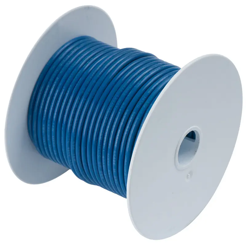 Ancor 12 Awg Dark Blue Tinned Copper Marine Wire – 100-Foot Spool 1