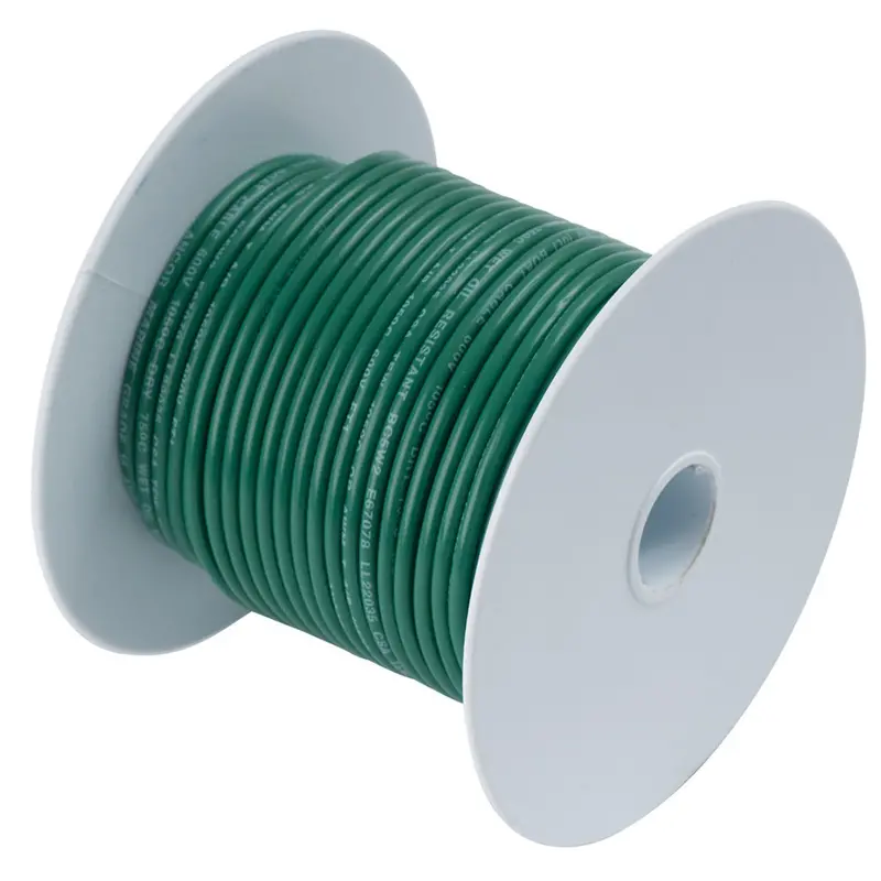 Ancor 12 Awg Green Primary Wiring – Marine-Grade, 100-Foot Spool [106310] 1