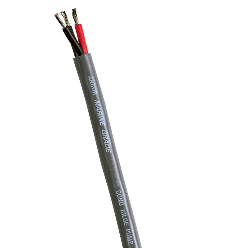 Ancor 14/3 Stow-A Bilge Pump Cable – Triple-Conductor, 2Mm², Black Jacket – Sold Per Foot [1564-Ft] 1