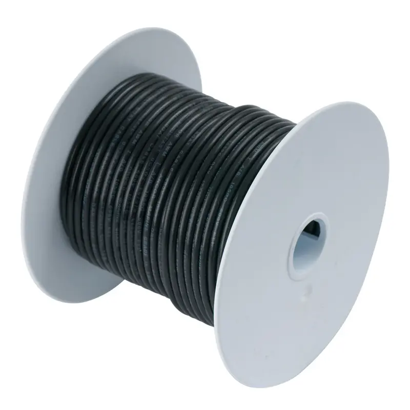 Ancor 4/0 Awg Tinned Copper Battery Cable – 50-Foot Black Spool (Model 119005) 1