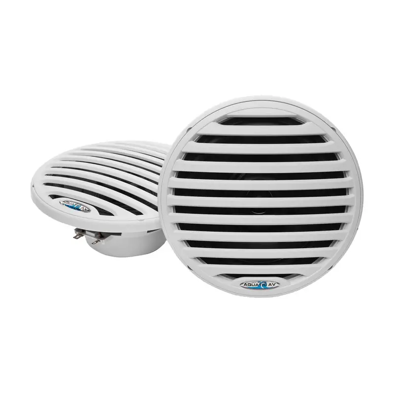 Aquatic Av Ec121 White 6.5-Inch Economy Marine Speakers – Pair 1