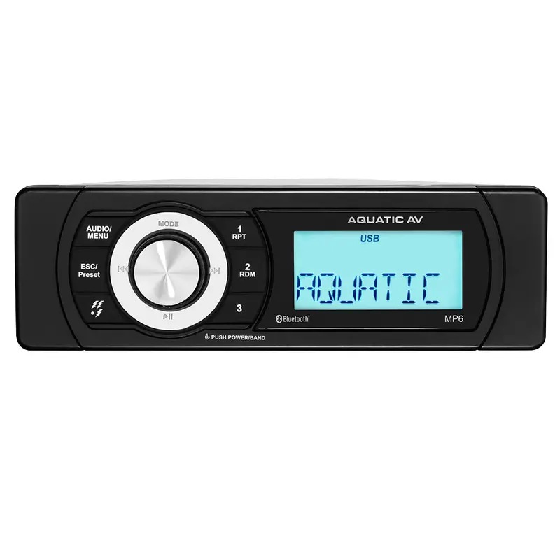 Aquatic Av Mp6 Shallow-Mount Marine Stereo System 1