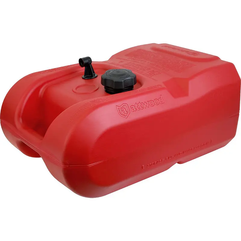 Attwood 3-Gallon Portable Marine Fuel Tank – No Gauge, Compact Design [8803Lp2] 1