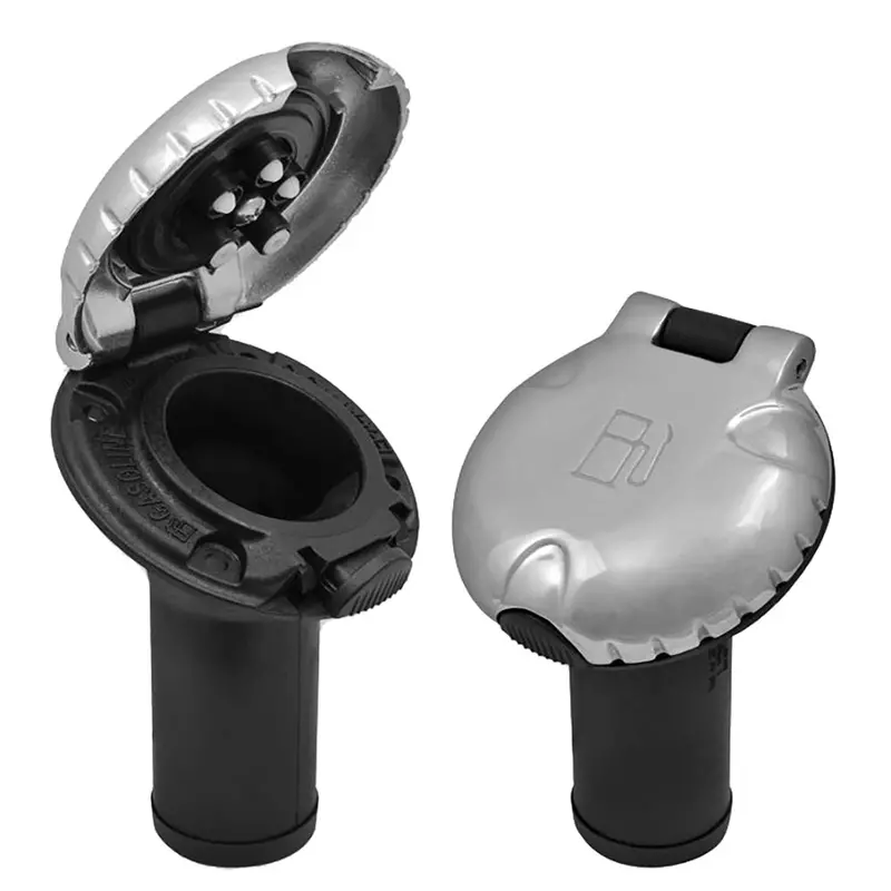 Attwood Angled Deck Fill With Carbon Canister Compatibility – Scalloped Chrome Cap [99Dfccaz1S] 1