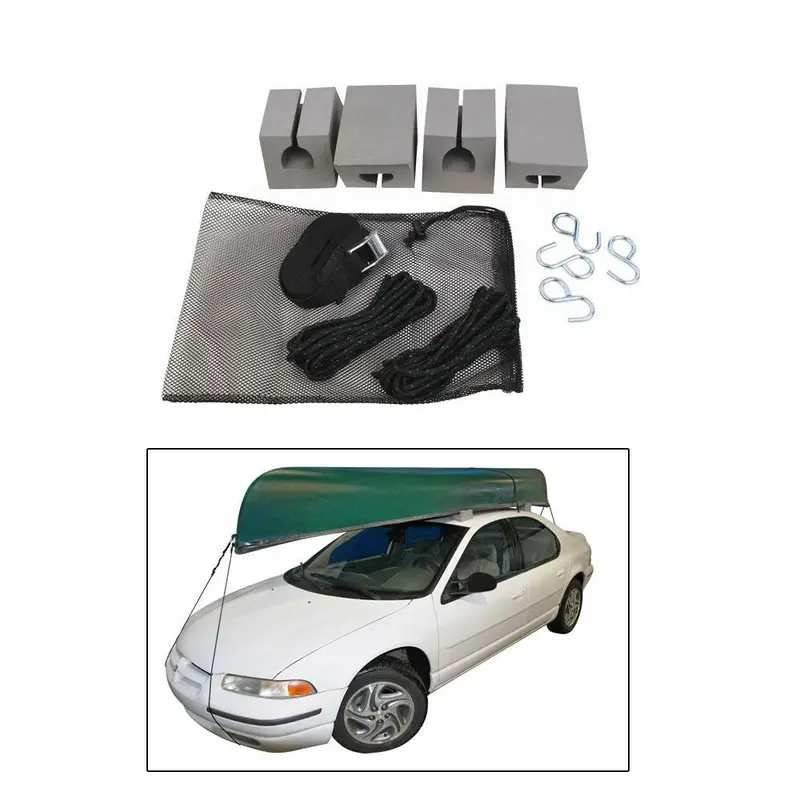 Attwood Canoe Car-Top Carrier Kit With Straps And Pads 1