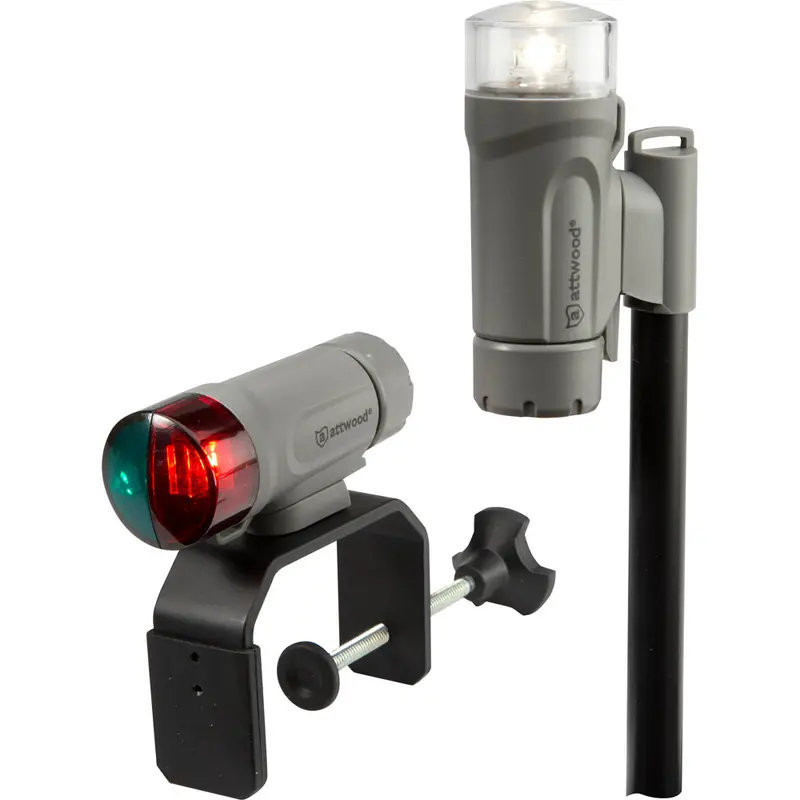 Attwood Clamp-On Portable Led Light Kit – Marine Gray [14190-7] 1