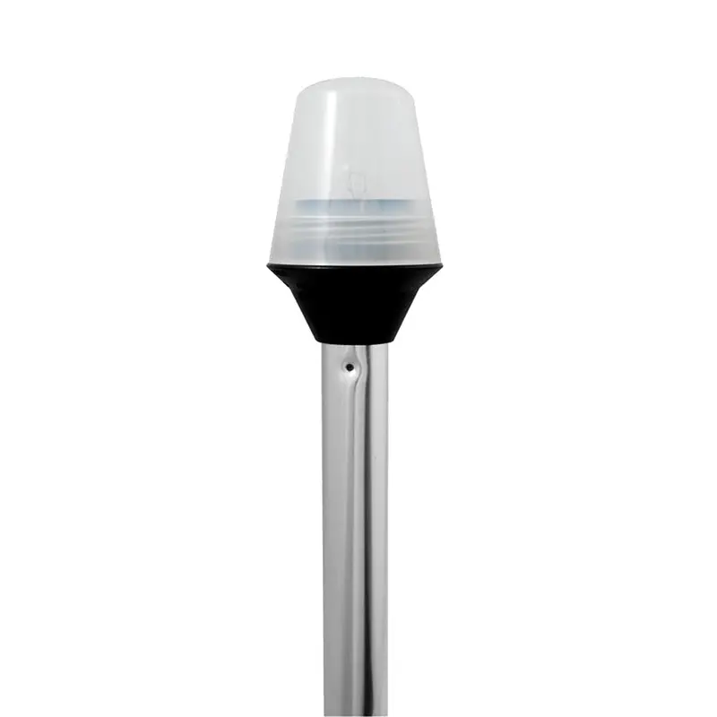 Attwood Frosted Globe All-Around Pole Light – 12V, 36-Inch Height, Locking Collar Base 1