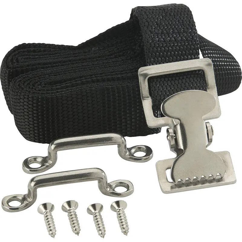 Attwood Heavy-Duty 72-Inch Fuel Tank Strap Set – Engineered For 12-Gallon Marine Tanks [11512-3] 1