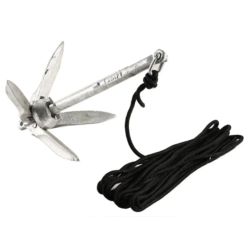Attwood Kayak Grapnel Anchor With Rope And Storage Bag [11959-1] 1