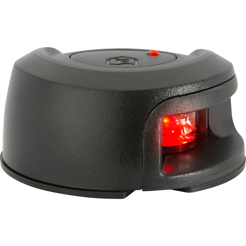 Attwood Lightarmor Deck-Mount Port Light – Black Composite Housing, Red Lens (Nv2012Pbr-7) 1