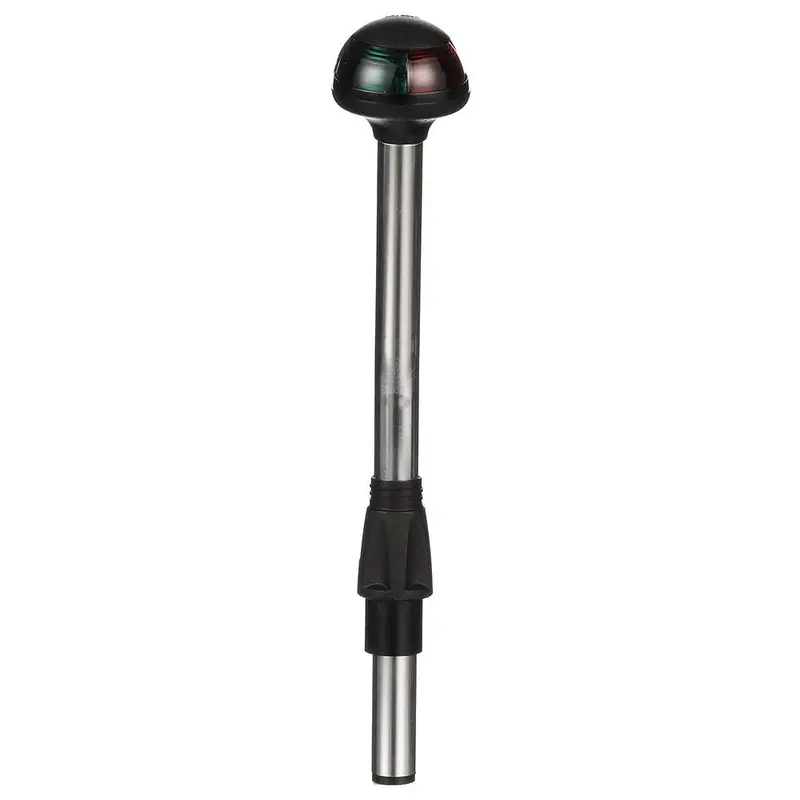 Attwood Pulsar 2-Pin Bi-Color Stowaway Navigation Light – 10" Angled Mount 1