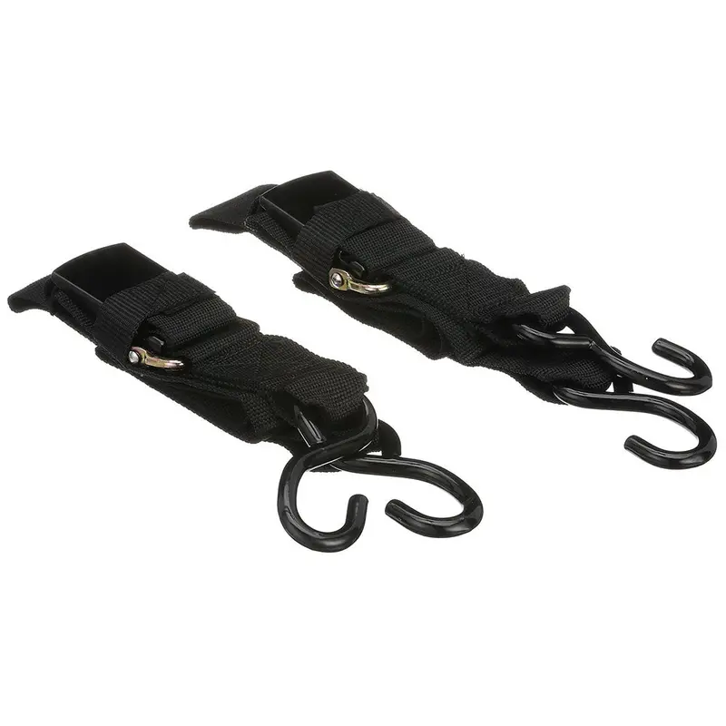 Attwood Quick-Release Transom Tie-Down Straps – 2" Wide, 4-Piece Set 1
