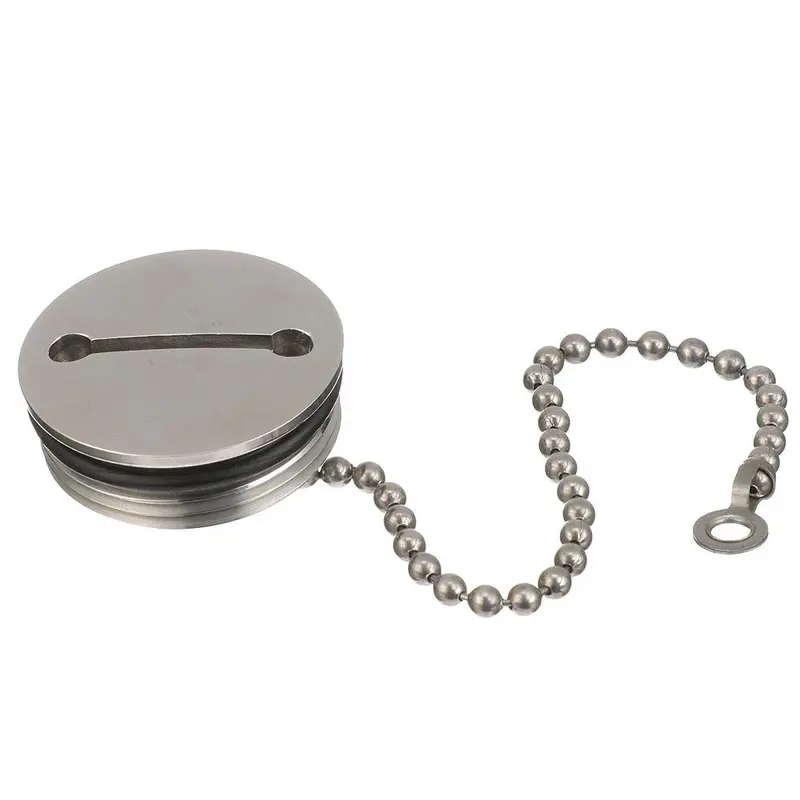 Attwood Replacement Deck Fill Cap With Retaining Chain – Durable Marine Hardware [66074-3] 1