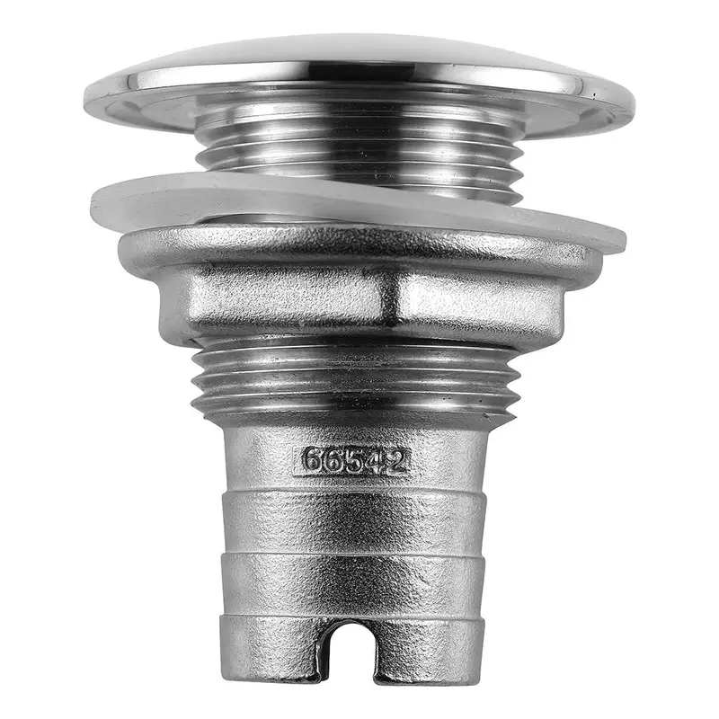 Attwood Stainless Steel Short Straight Thru-Hull Fitting – 1-Inch Id 1