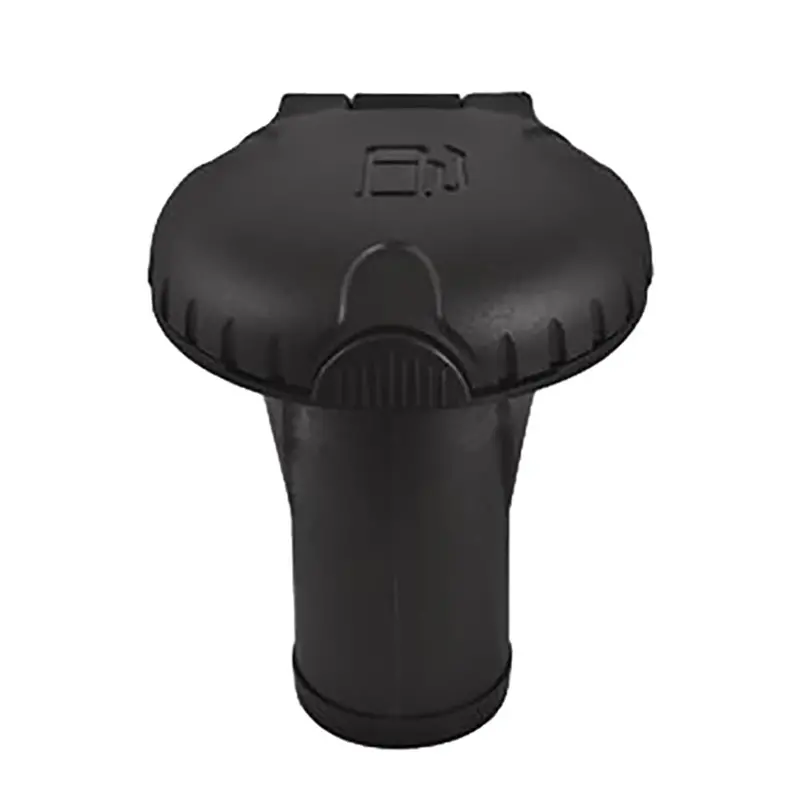 Attwood Straight-Body Deck Fill Cap With Pressure Relief And Scalloped Black Plastic Top [99Dfpvsb1S] 1