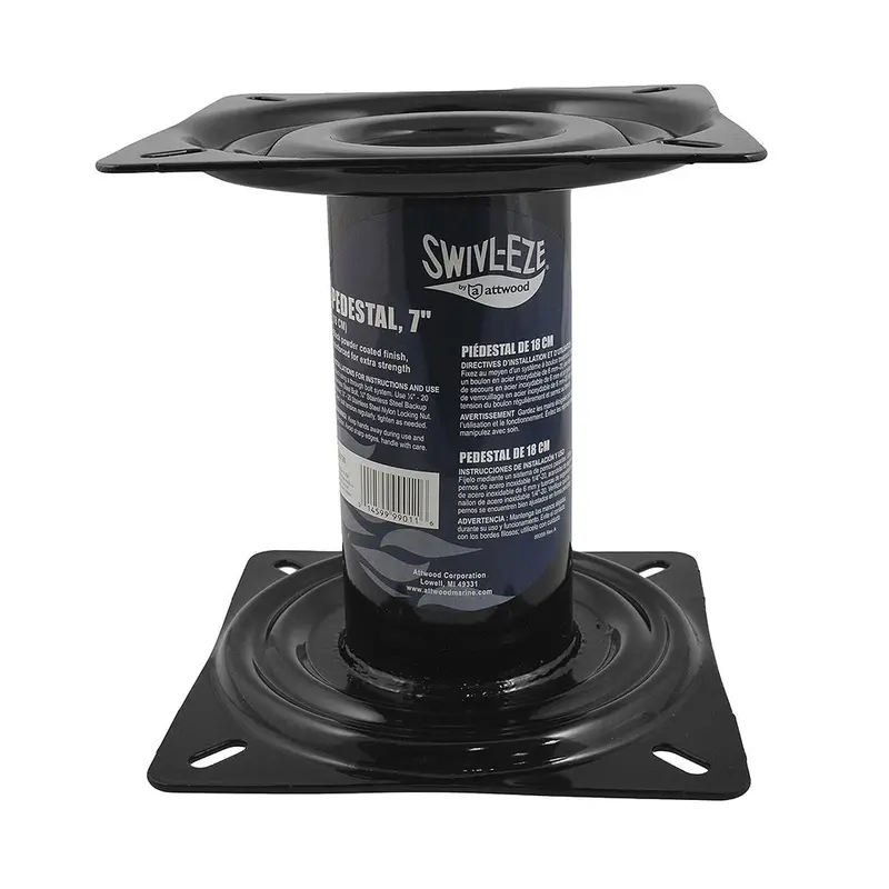 Attwood Swivl-Eze Compact 7-Inch Pedestal For Small Boats And Ribs 1