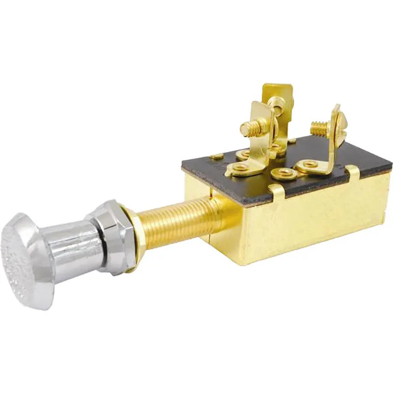 Attwood Three-Position Push-Pull Toggle Switch (Off/On/On) 1