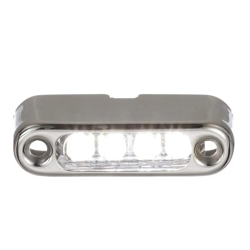 Attwood Vertical-Mount White Led Micro Light – Stainless Steel Bezel Design [6350W7] 1