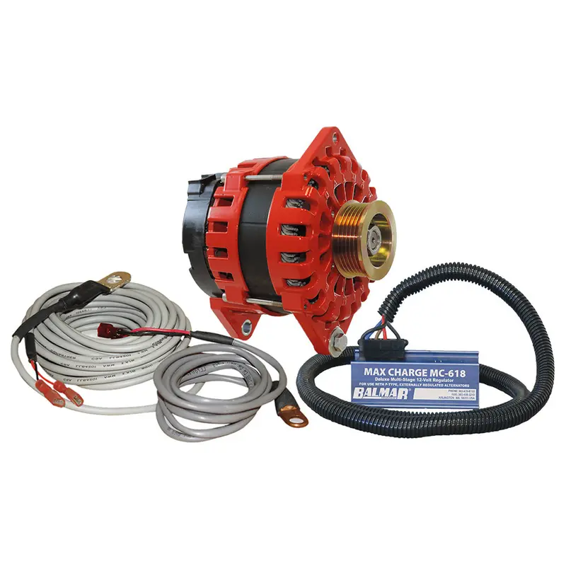 Balmar Xt-Df4-170-K6 170A 12V Dual-Foot Alternator – 4" Saddle Mount, K6 Pulley, No Controller Included 1