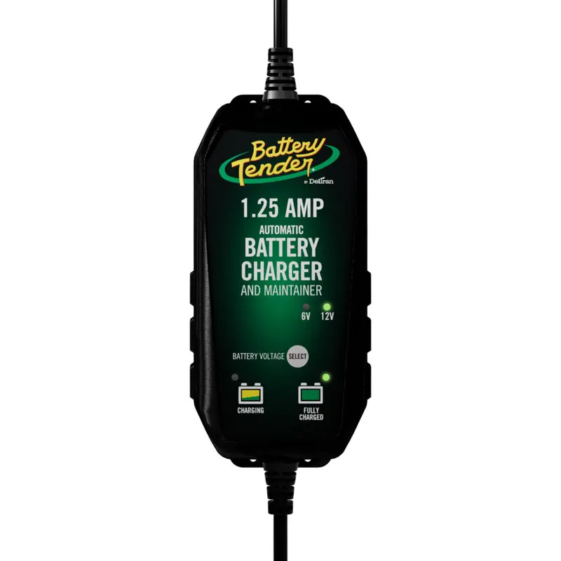 Battery Tender 6V/12V Precision Charger – 1.25A Maintenance Mode [022-0211-Dl-Wh] 1