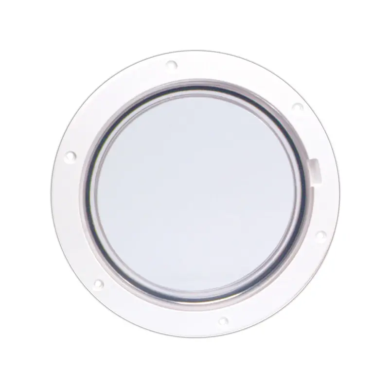 Beckson 6-Inch Clear-Center Pry-Out Deck Plate – White (Dp61-W-C) 1