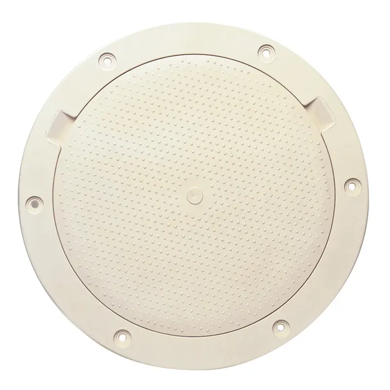 Beckson 8-Inch Non-Skid Pry-Out Deck Plate – Beige (Dp83-N) 1