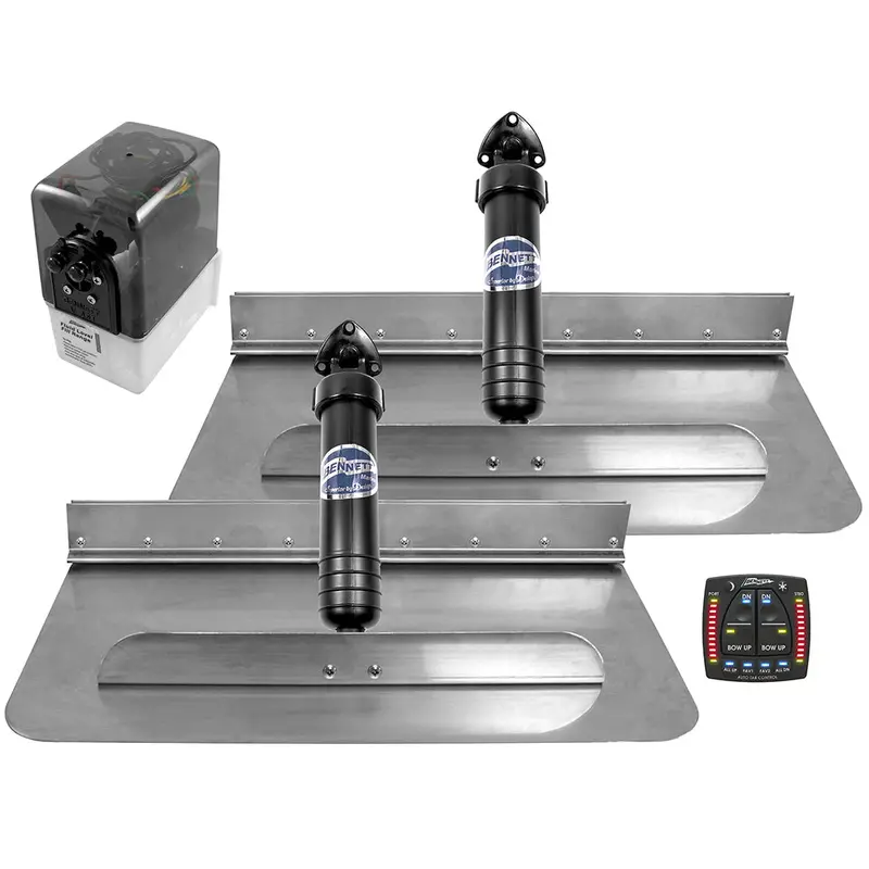 Bennett 24 X 9 In Hydraulic Trim Tabs With Atp Control System 1