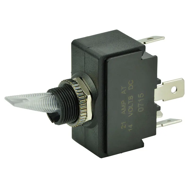 Bep 12V Spst Illuminated Toggle Switch – Red Led, Standard Mounting [1001906] 1