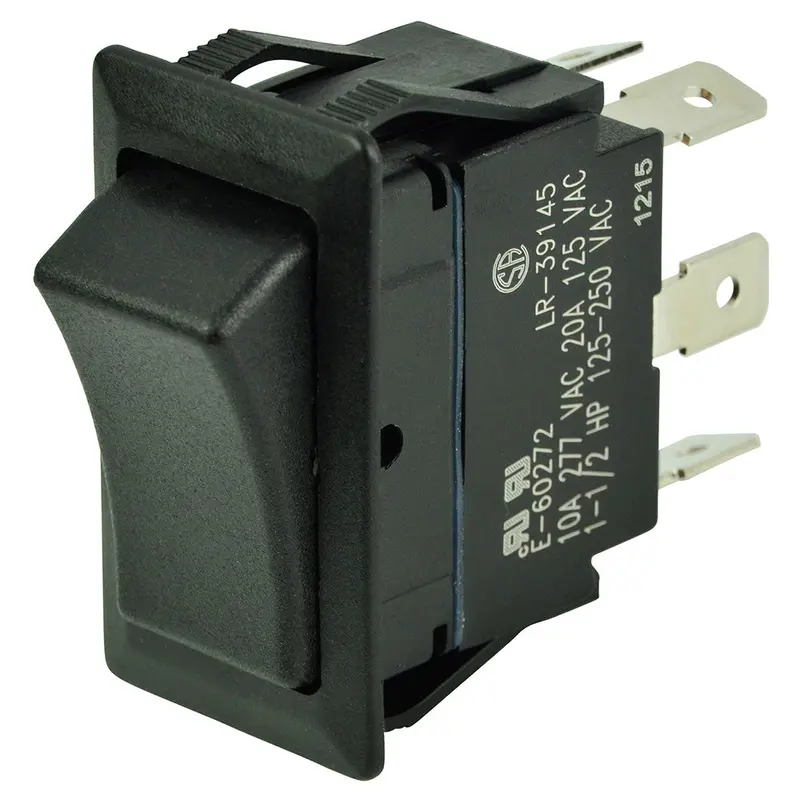 Bep Dpdt Rocker Switch – 12V/24V, Three-Position On/Off/On Operation [1001712] 1