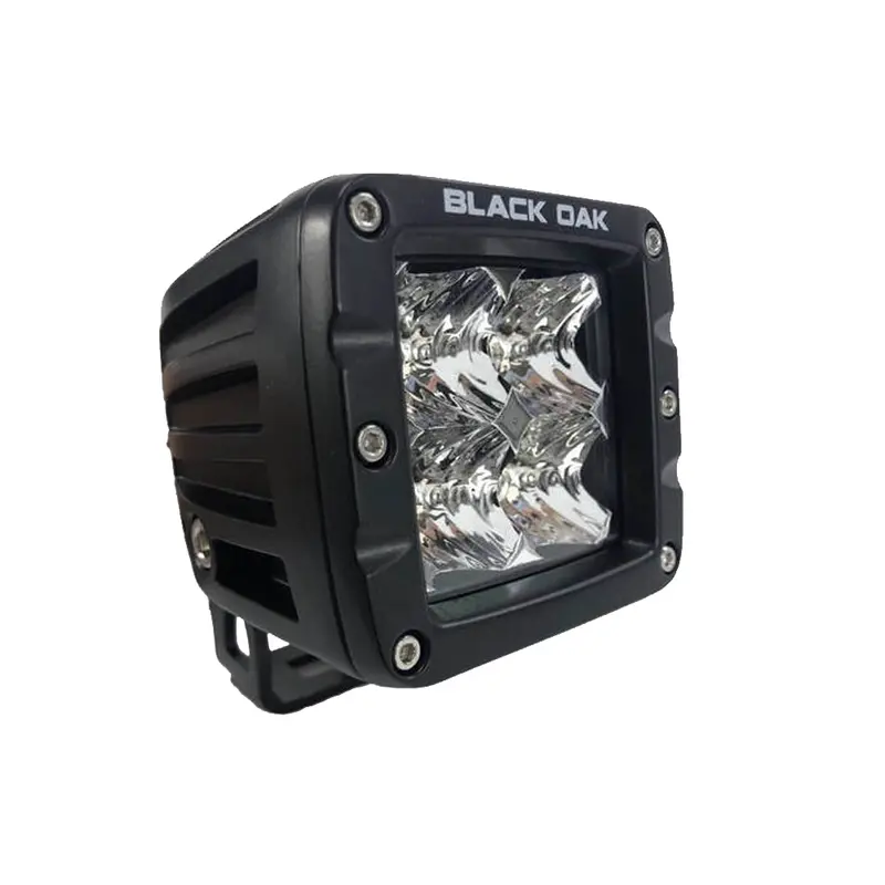 Black Oak 2" Pro Series 3.0 Black-Housing Spot Optics Led Pod 1