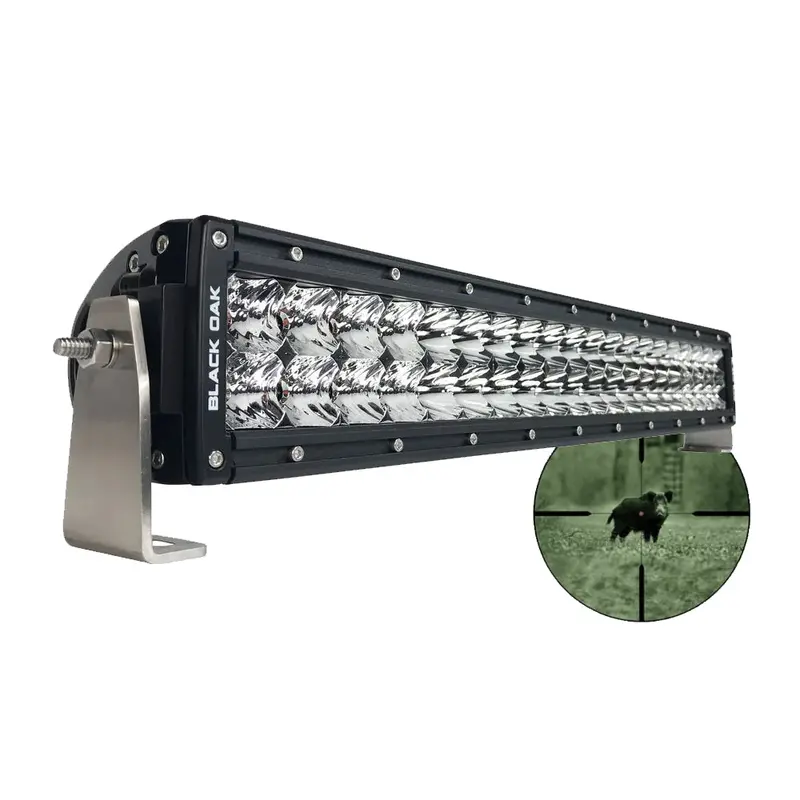 Black Oak 20-Inch 940Nm Infrared Double-Row Light Bar – Combo Beam, Matte Black Housing – Pro Series 3.0 1