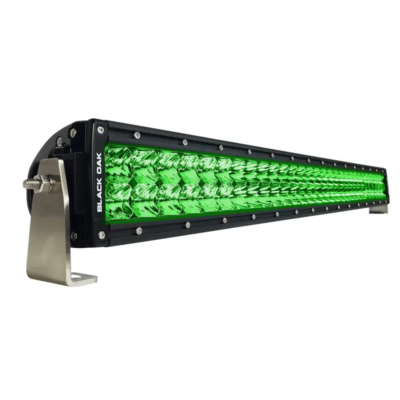 Black Oak 30-Inch Curved Double-Row Green Hunting Light Bar – Combo Beam, Matte Black Housing – Pro Series 3.0 1