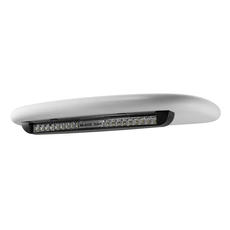 Black Oak Lp-Bxu Low-Profile Undermount Marine Flood Bar – Black Finish 1
