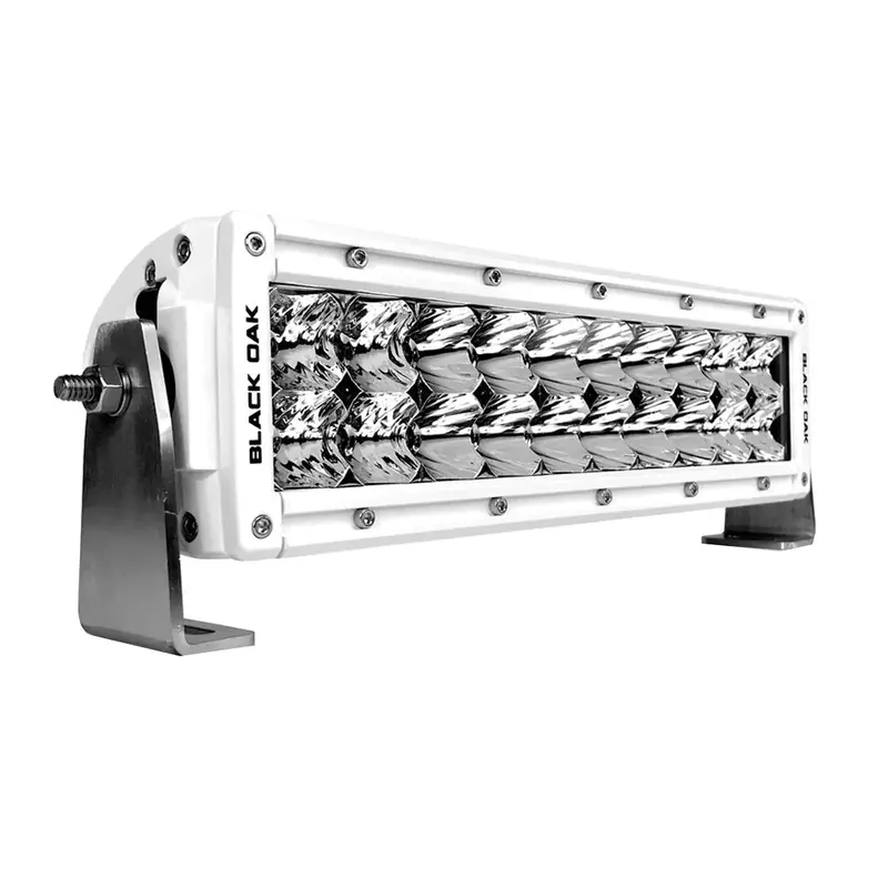 Black Oak Pro Series 3.0 10" Dual-Row Led Light Bar – Combo Beam, White Housing [10Cm-D5Os] 1