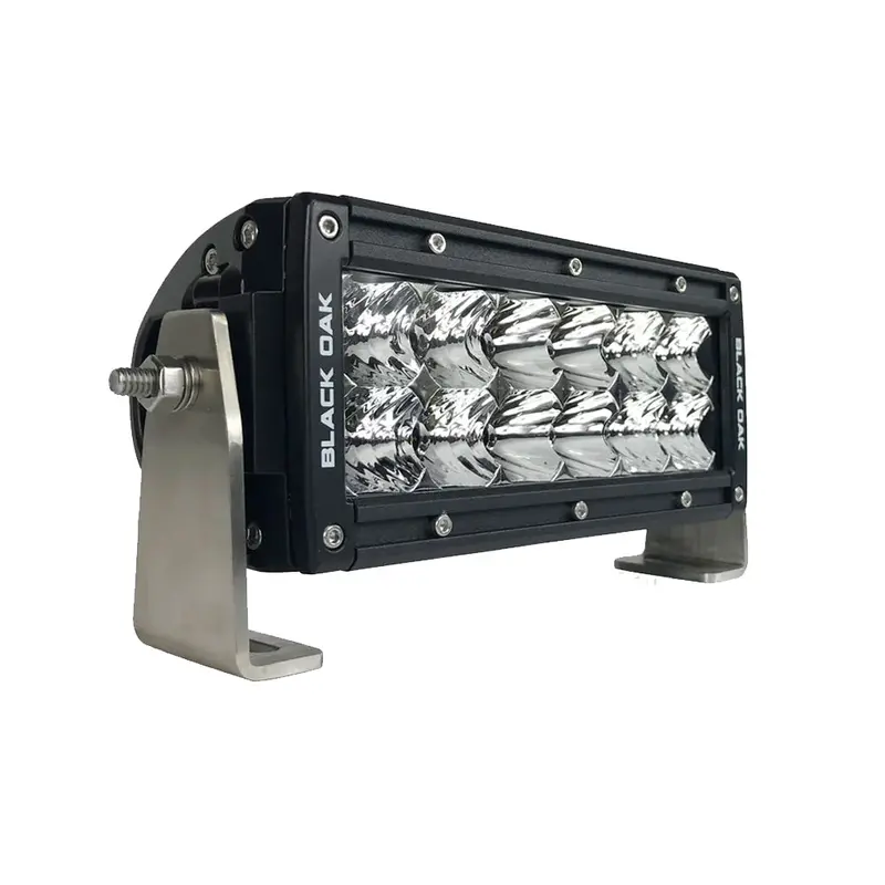 Black Oak Pro Series 3.0 6" Dual-Row Led Light Bar – Combo Beam, Black Housing [6C-D5Os] 1