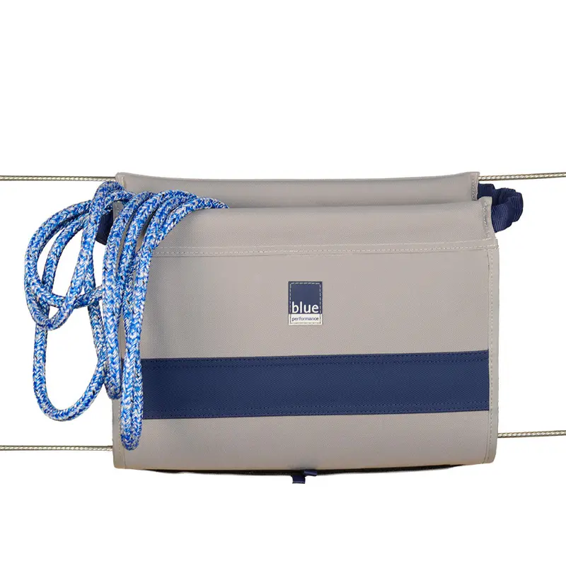 Blue Performance Sea Rail Duffel – Medium Nautical Travel Bag [Pc3490] 1