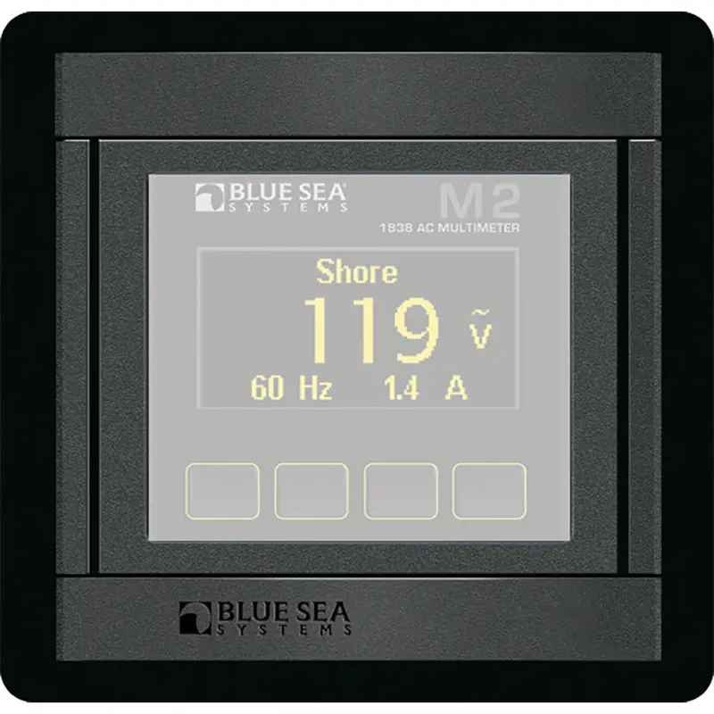 Blue Sea 1525 M2 Monitor Panel – Blank 360° Mounting Frame 1