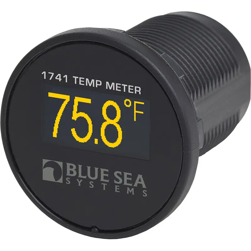 Blue Sea 1741 Mini Oled Temperature Meter – Compact Digital Readout 1