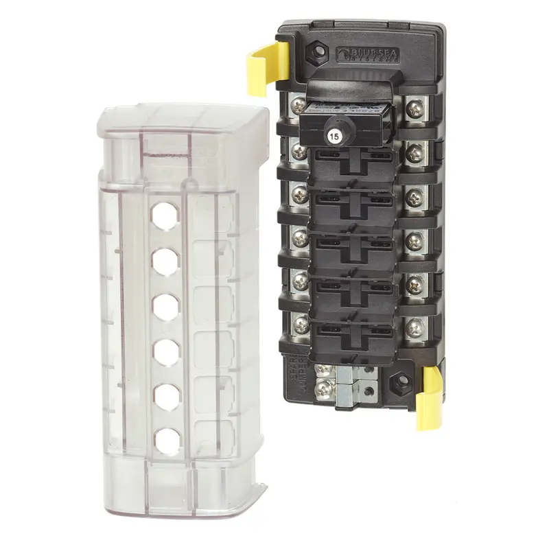 Blue Sea 5050 St Clb 6-Position Circuit Breaker Block – No Negative Bus [5050] 1